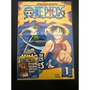 One Piece Vol. 1 King of the Pirates DVD + Exclusive Luffy Card (2006)